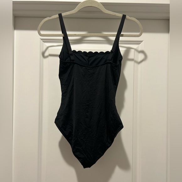 Sea Level Scallop Square Neck Bralette One Piece - Picture 7 of 10